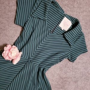 {Modcloth} Striped Retro Dress